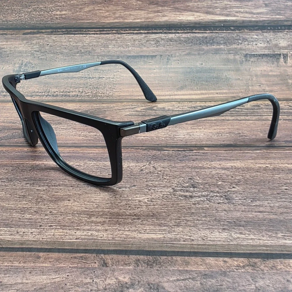 Ray-Ban RB 4214 601-S/718 Matte Black Gunmetal Rectangular Frames 59-17-145